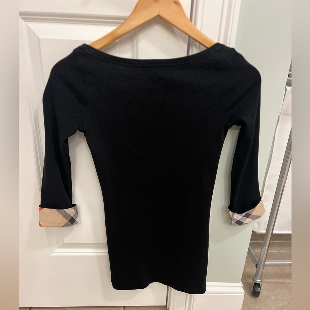 Burberry 3/4 sleeve top - Picture 2 of 3